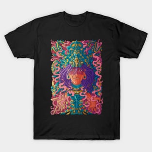 Aztec Goddess Tattoo T-Shirt